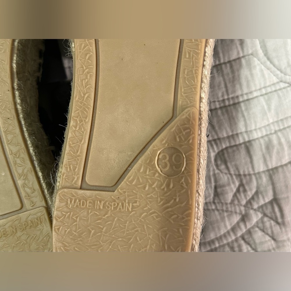 NIB Barbour Paloma Espadrille Platform Fisherman Sandal Sz 39 EU / 8 US Black - Picture 13 of 15